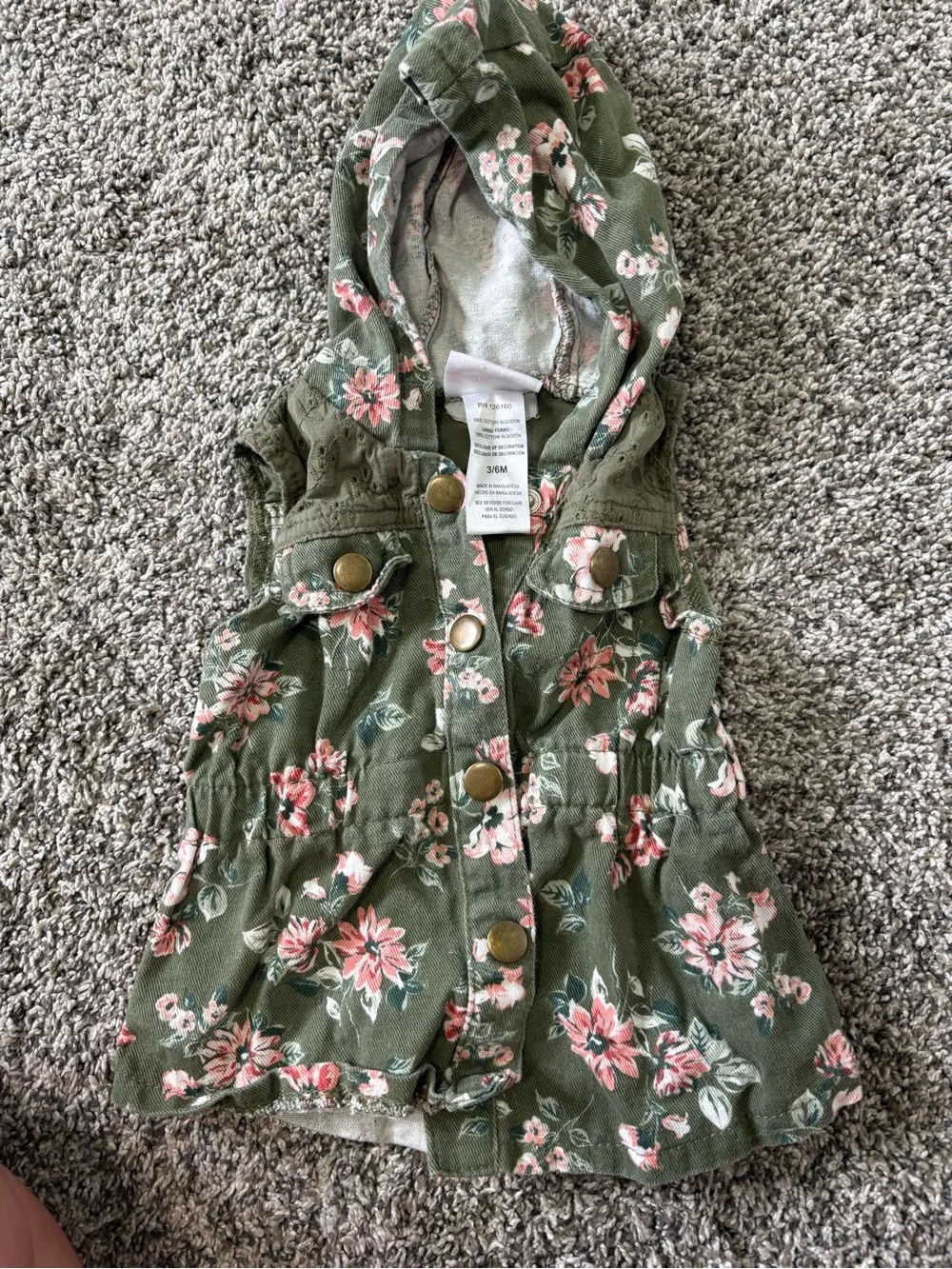 Baby Girl Clothing Bundle 3M-6M Floral Rompers Dresses Tops Vest Lot 10 Bundle - Picture 12 of 16